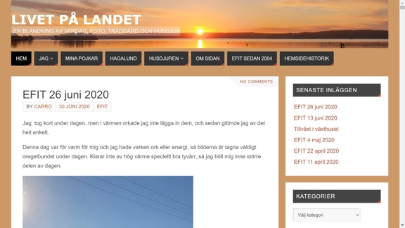 livetpålandet